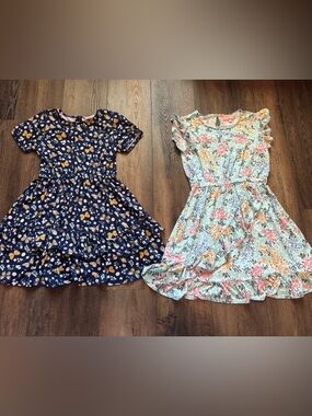 BCBG Girls soft milk silk floral
Spring dresses size 10/12